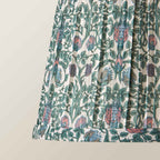 LSE - Green Abel Small William Morris Inspired Tapered Floral Print Easy Fit Shade - Luminosity Designs Ltd
