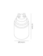 Deco - GU10 Lampholder to E27 Lamp Socket Converter - Luminosity Designs Ltd