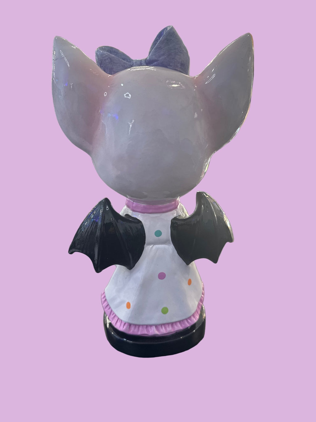 Luminosity Designs - Halloween Girly Bat Vampire Ceramic Figure - Luminosity Designs Ltd