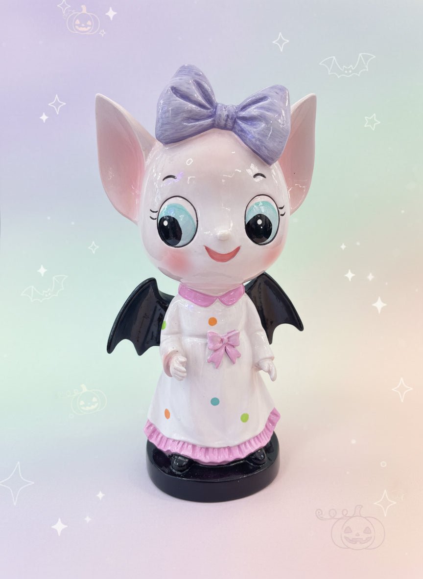Luminosity Designs - Halloween Girly Bat Vampire Ceramic Figure - Luminosity Designs Ltd