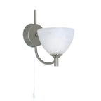 Oaks Lighting - Hamburg Traditional Style Wall Light With Pull Switch, 1x g9 (Oaks 1178/1) - Luminosity Designs Ltd