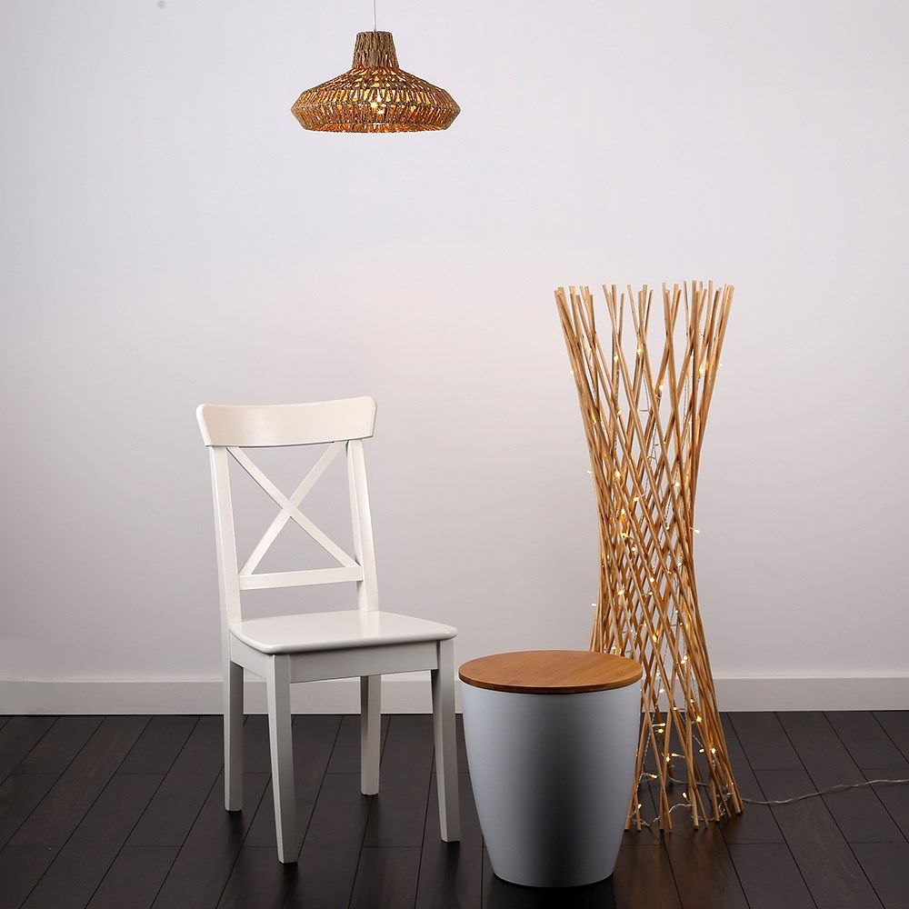 Oaks Lighting - Hamilton Eco Friendly Flattened Pendant Shade - Luminosity Designs Ltd