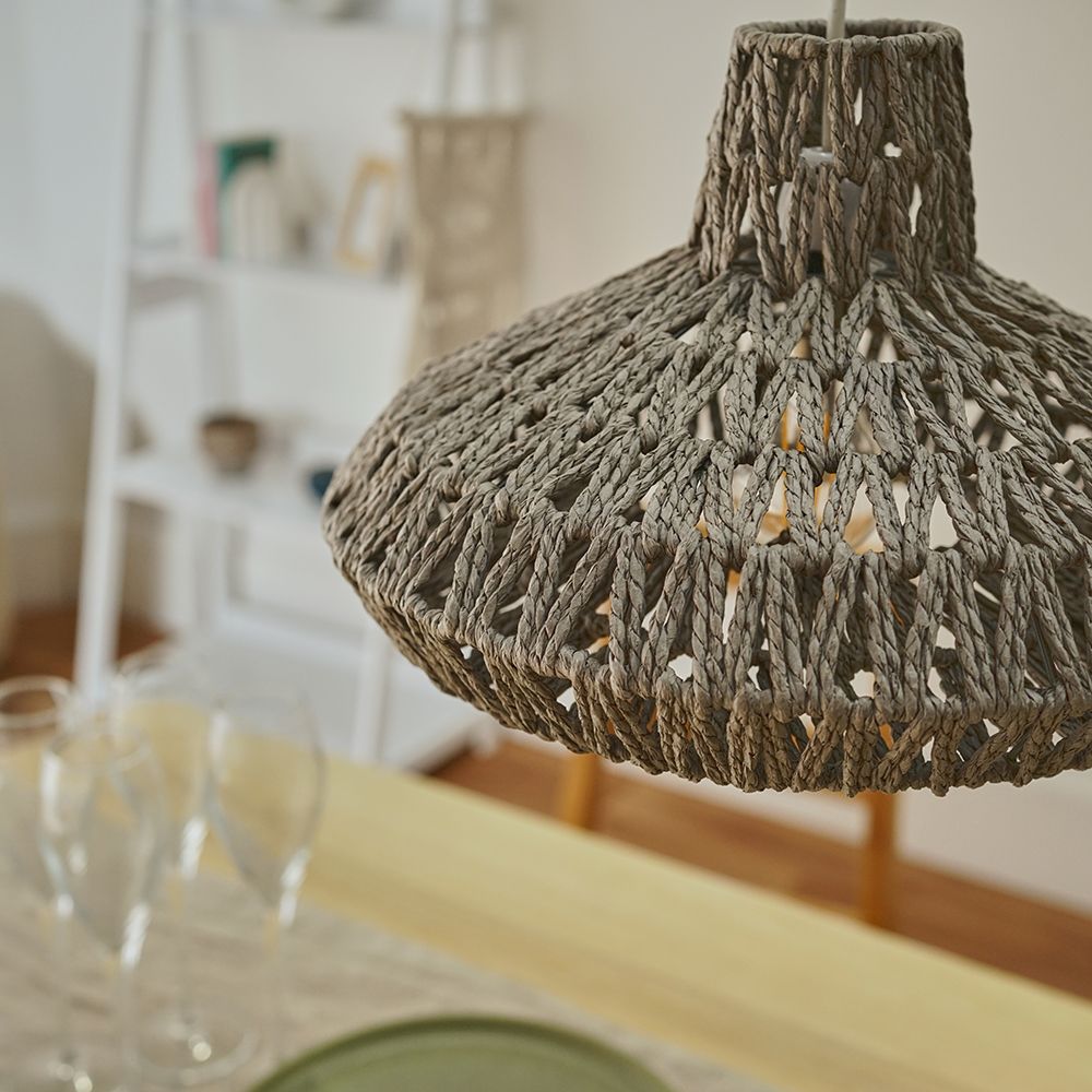 Oaks Lighting - Hamilton Eco Friendly Flattened Pendant Shade - Luminosity Designs Ltd