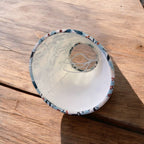 Luminosity Designs - Hand Crafted Candle Clip 6” Lampshade - Blue Vintage Floral - Luminosity Designs Ltd