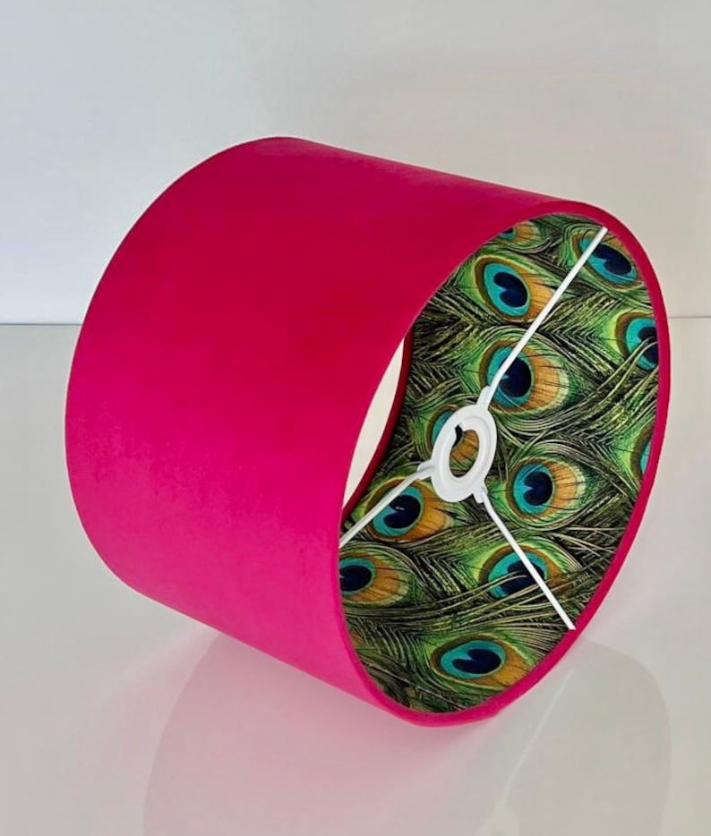 Luminosity Designs - Hand Crafted Double Sided Drum Lampshade - 45cm - Luminosity Designs Ltd