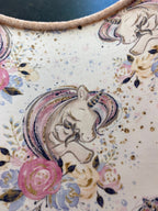 Luminosity Designs - Hand Crafted Drum Ceiling Lampshade - Pink Unicorns - Luminosity Designs Ltd