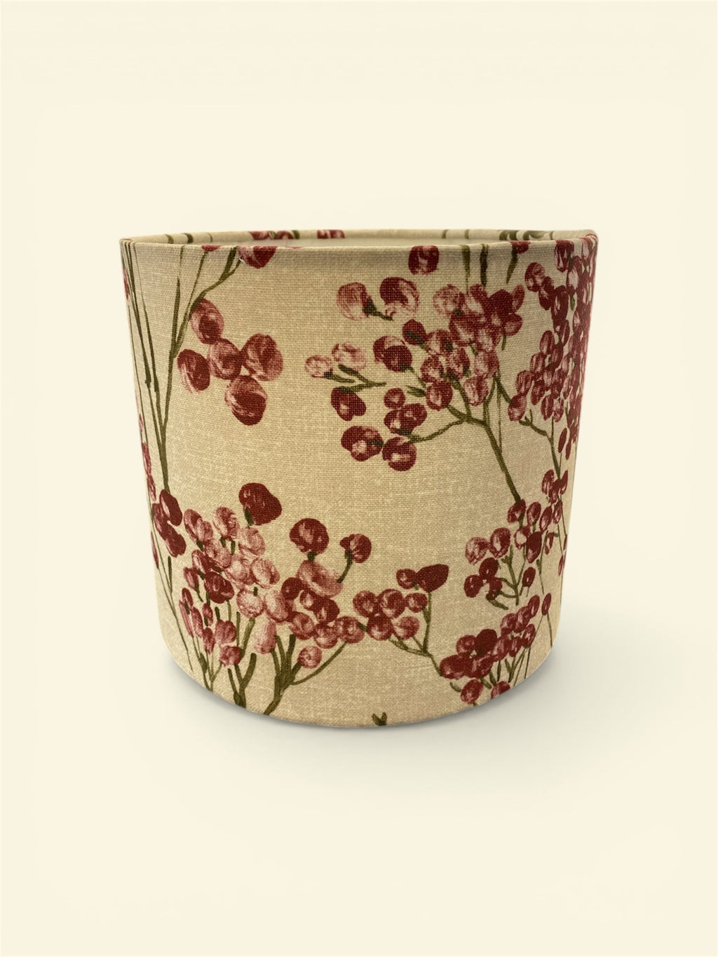 Luminosity Designs - Hand Crafted Drum Lampshade - Berries - Luminosity Designs Ltd