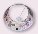 Luminosity Designs - Hand Crafted Drum Lampshade - Blue Moon Roses - Luminosity Designs Ltd