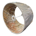Luminosity Designs - Hand Crafted Drum Lampshade - Pale Tropical Sunset - Luminosity Designs Ltd