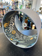 Luminosity Designs - Hand Crafted Drum Lampshade - Sage - Luminosity Designs Ltd