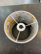 Luminosity Designs - Hand Crafted Drum Lampshade - Sage Floral - Luminosity Designs Ltd