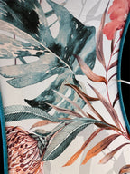 Luminosity Designs - Hand Crafted Drum Lampshade - Teal Tropic - Luminosity Designs Ltd