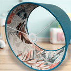 Luminosity Designs - Hand Crafted Drum Lampshade - Teal Tropic - Luminosity Designs Ltd