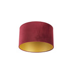 Luminosity Designs - Hand Crafted Drum Small Lampshade with Metallic Lining - 20cm - Luminosity Designs Ltd
