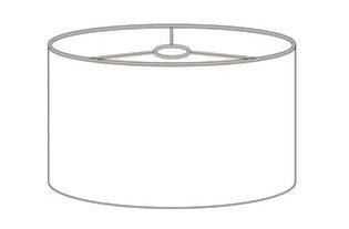 Luminosity Designs - Hand Crafted Drum Small Lampshade with Metallic Lining - 20cm - Luminosity Designs Ltd