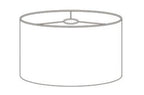 Luminosity Designs - Hand Crafted Drum Small Lampshade with Metallic Lining - 20cm - Luminosity Designs Ltd