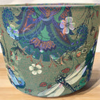 Luminosity Designs - Hand Crafted Drum Table Lampshade - Vintage Velvet - Luminosity Designs Ltd
