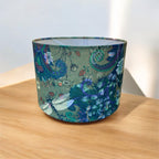 Luminosity Designs - Hand Crafted Drum Table Lampshade - Vintage Velvet - Luminosity Designs Ltd