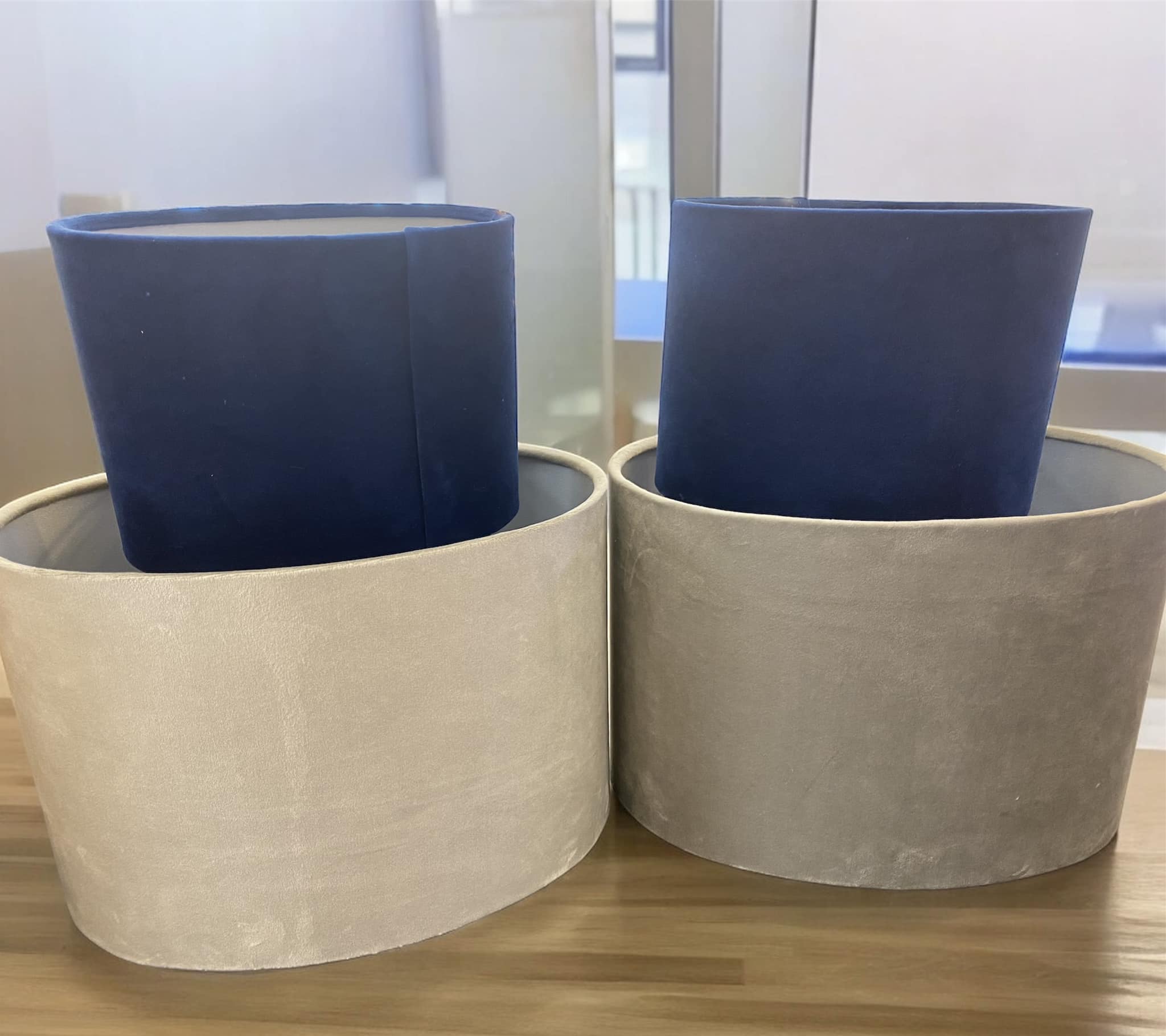 Luminosity Designs - Hand Crafted Oval Lampshade - 40cm - Luminosity Designs Ltd