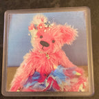 Kitty B Bears - Handmade Perspex Bear Coaster - Luminosity Designs Ltd
