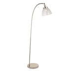 Endon - Hansen Vintage Style Metal Floor Lamp with Glass Shade, 4 Colours, 1x E27 (Endon 97591) - Luminosity Designs Ltd