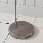 Endon - Hansen Vintage Style Metal Floor Lamp with Glass Shade, 4 Colours, 1x E27 (Endon 97591) - Luminosity Designs Ltd