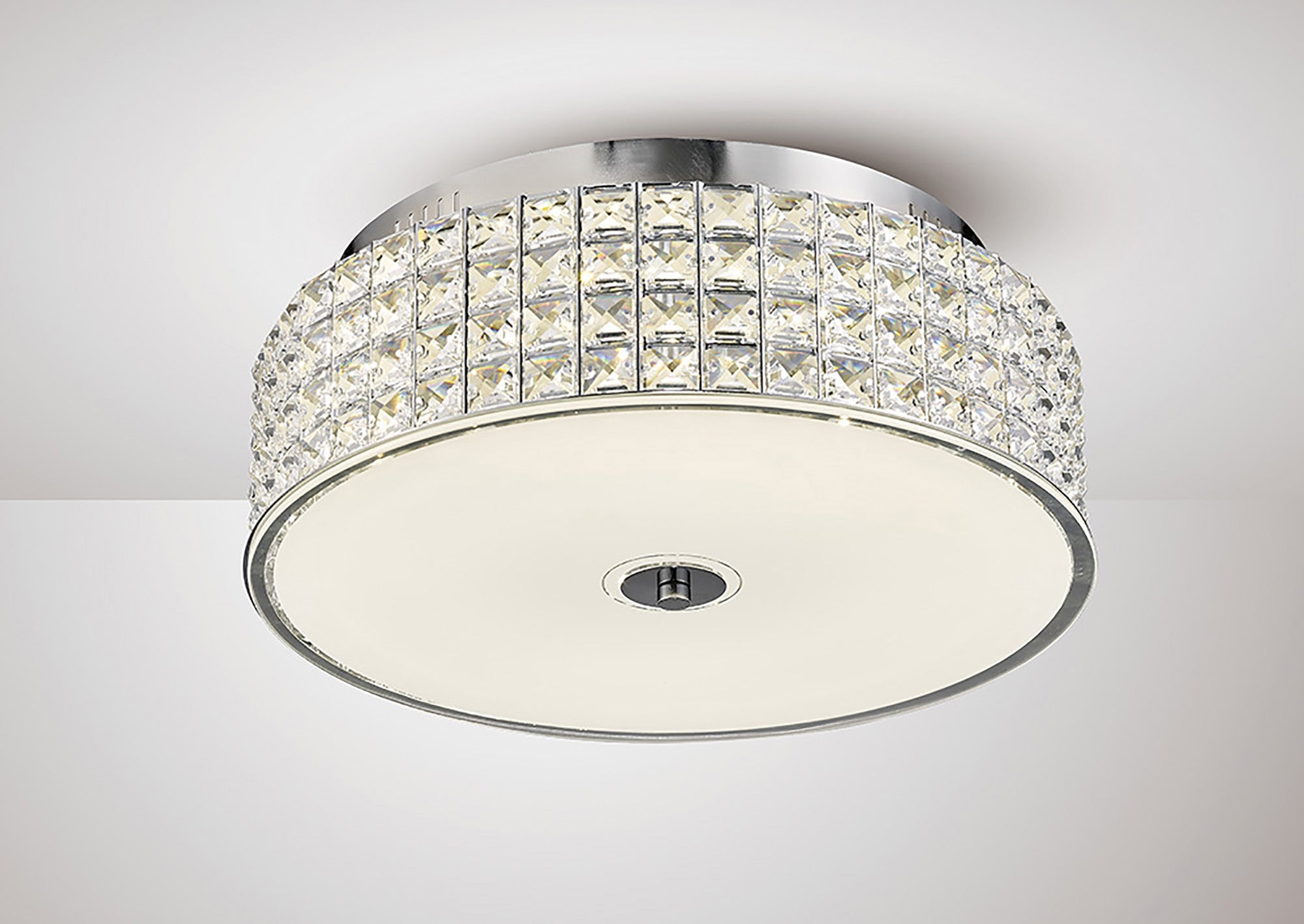 Diyas - Hawthorne LED Crystal Flush Light - Luminosity Designs Ltd
