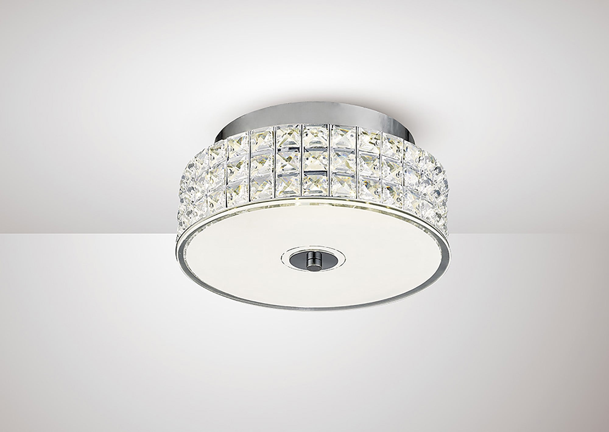 Diyas - Hawthorne LED Crystal Flush Light - Luminosity Designs Ltd