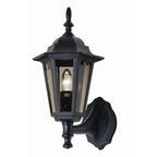 Oaks Lighting - Haxby Upwards Traditional Outdoor Wall Lantern - Luminosity Designs Ltd