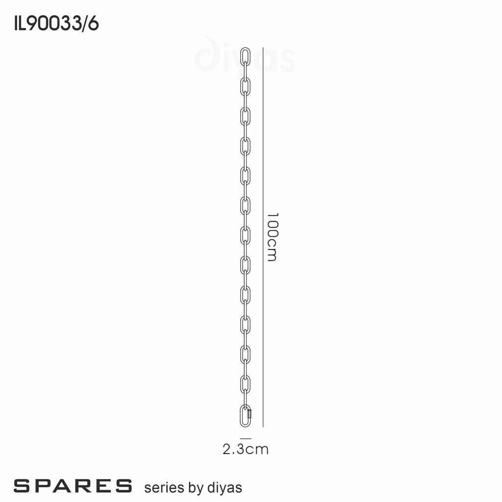 Diyas - Heavy Duty Lighting Chain - Luminosity Designs Ltd