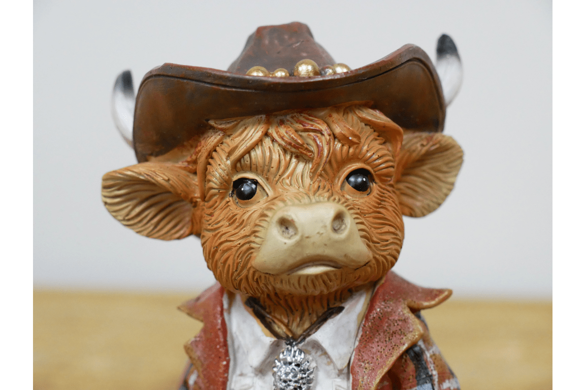 Luminosity Designs - Highland Cowboy Figurine - Luminosity Designs Ltd