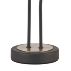 Luminosity Designs Ltd - Holly 2 Light Table Lamp With Smoked Tubular Glass Shades - Luminosity Designs Ltd