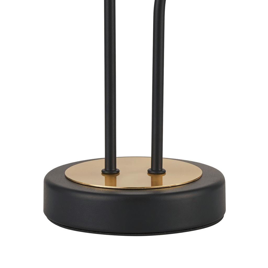 Luminosity Designs Ltd - Holly 2 Light Table Lamp With Smoked Tubular Glass Shades - Luminosity Designs Ltd