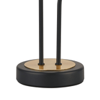 Luminosity Designs Ltd - Holly 2 Light Table Lamp With Smoked Tubular Glass Shades - Luminosity Designs Ltd