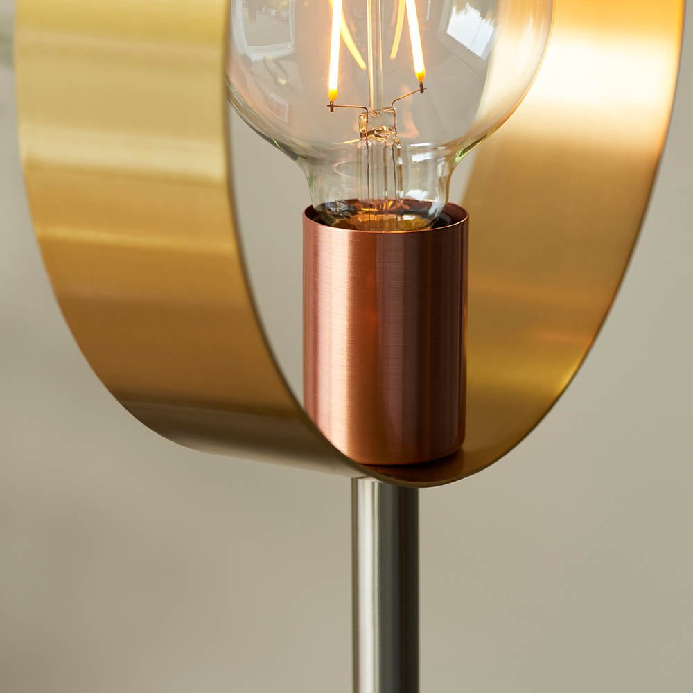 Endon - Hoop Modern Style 3 Colour Metal Floor Lamp (Endon 98095) - Luminosity Designs Ltd