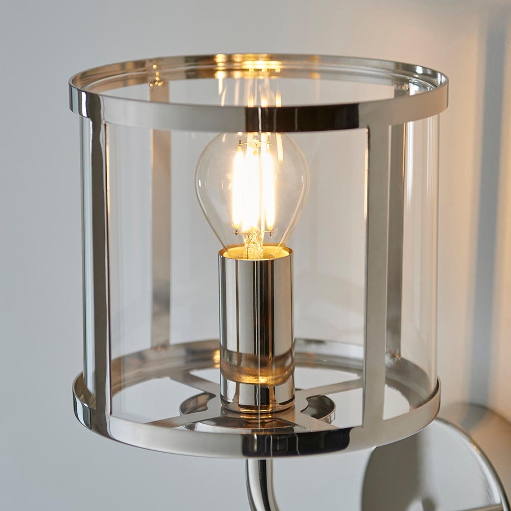 Luminosity Designs - Hopton Industrial Vintage Wall Lantern Light, 1x E27 - Luminosity Designs Ltd