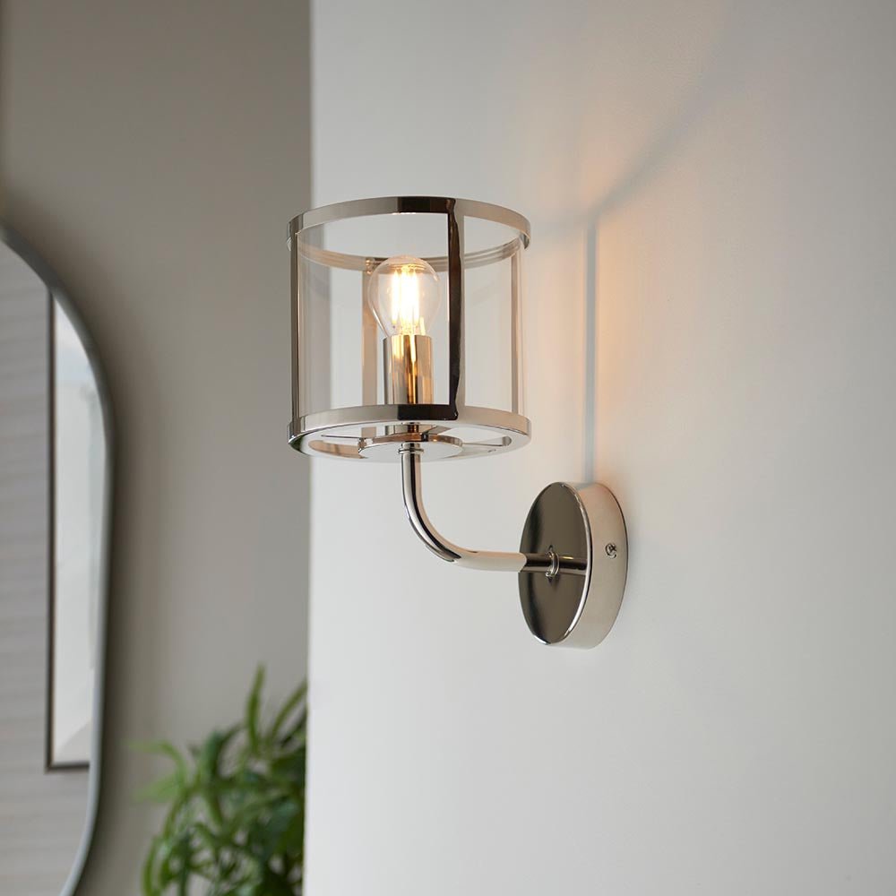 Luminosity Designs - Hopton Industrial Vintage Wall Lantern Light, 1x E27 - Luminosity Designs Ltd