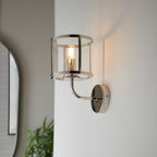 Luminosity Designs - Hopton Industrial Vintage Wall Lantern Light, 1x E27 - Luminosity Designs Ltd