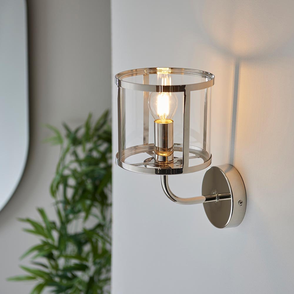 Luminosity Designs - Hopton Industrial Vintage Wall Lantern Light, 1x E27 - Luminosity Designs Ltd