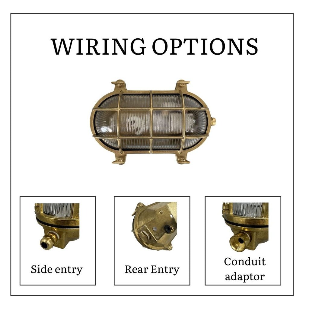 William Estbridge - Horatio Junior Navigator Forged Oval Bulkhead - Luminosity Designs Ltd
