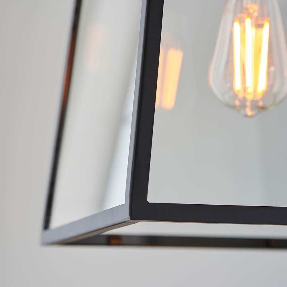Endon - Hurst Simple Glass Lantern Pendant - Luminosity Designs Ltd