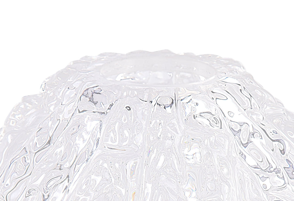 Deco - Ice Cube Effect Clear Glass Lampshade - Luminosity Designs Ltd