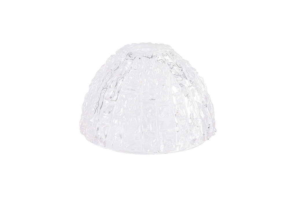 Deco - Ice Cube Effect Clear Glass Lampshade - Luminosity Designs Ltd
