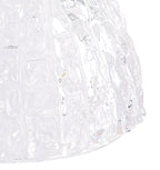 Deco - Ice Cube Effect Clear Glass Lampshade - Luminosity Designs Ltd