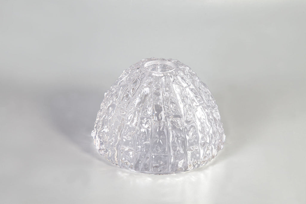 Deco - Ice Cube Effect Clear Glass Lampshade - Luminosity Designs Ltd