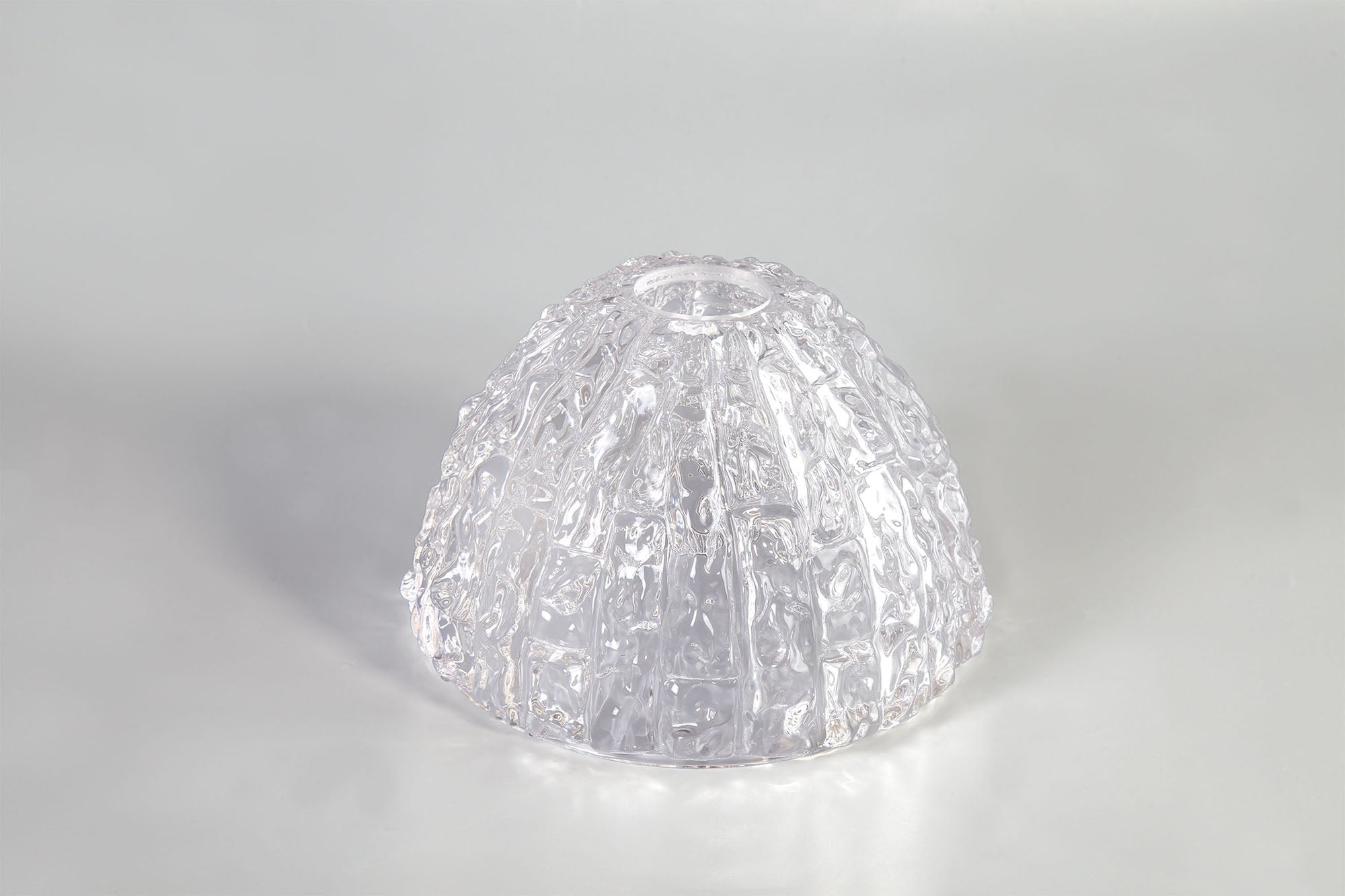 Deco - Ice Cube Effect Clear Glass Lampshade - Luminosity Designs Ltd