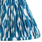 Endon - Ikat 35cm Tapered and Pleated Table Lamp Shade with Fixed Gimble in Various Colours - Luminosity Designs Ltd