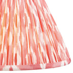 Endon - Ikat 35cm Tapered and Pleated Table Lamp Shade with Fixed Gimble in Various Colours - Luminosity Designs Ltd