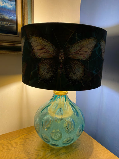 DP Art Collaboration Table Lamp - Teal Butterflies