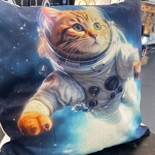 Space Cat Couch Cushion